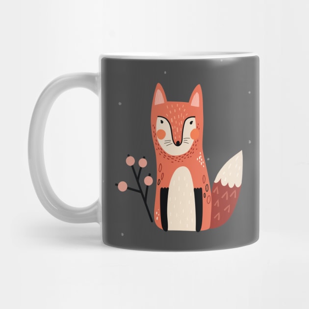 Kids' Nursery: Foxes, Trees, Whimsy by Animox